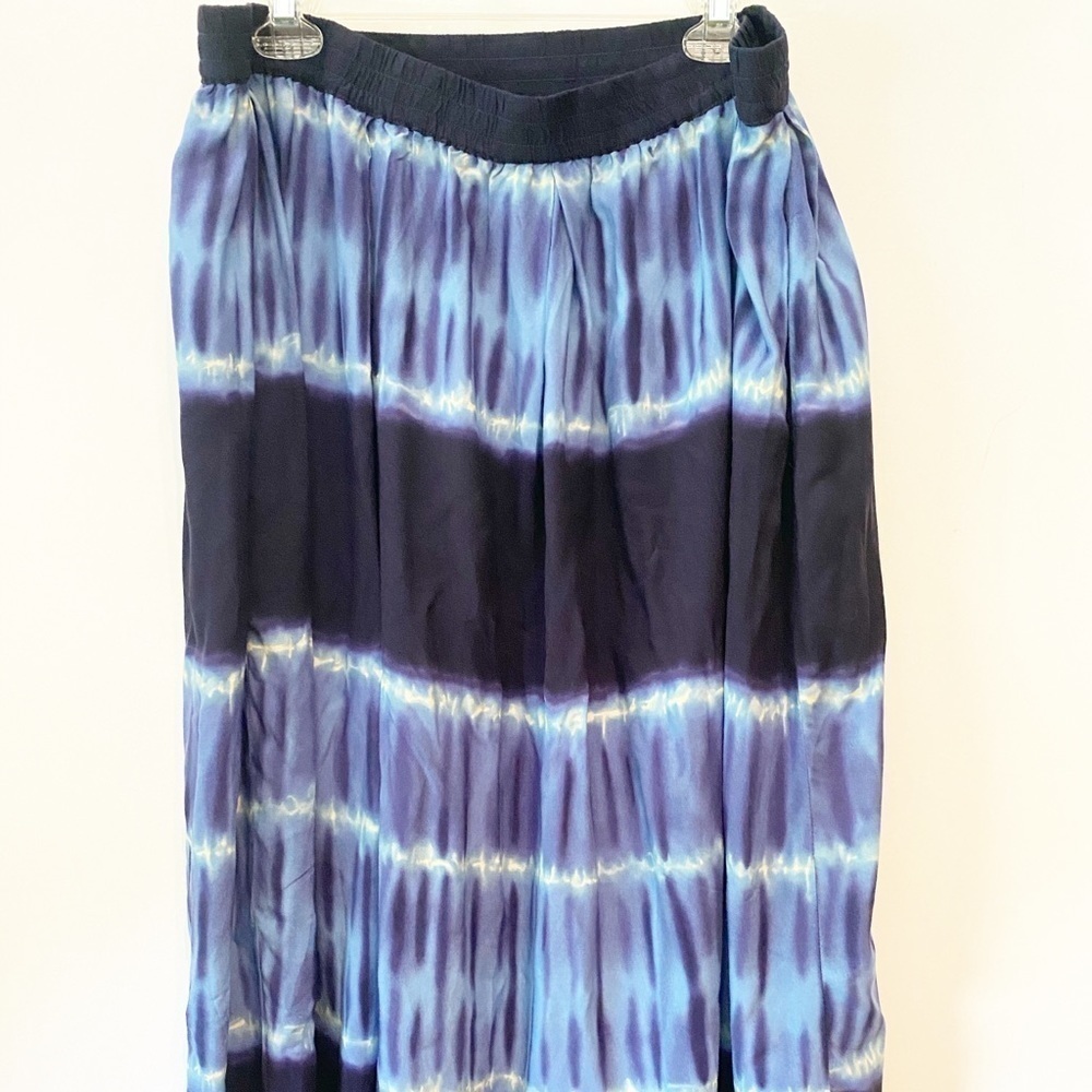 Beachlunchlounge blue tie dye skirt blue XL